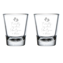 Set borrelglaasjes (1,75 oz, 2 stuks)