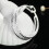 RSAMD 925 sterling silver hoop earrings 5 cm 3
