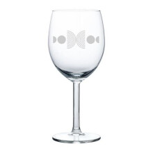 Verre à vin Gobelet Cadeau Style Moderne Milieu du Siècle Cercles (30 cl)