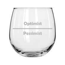 Wine Glass Stemless Red White Wine 16 oz