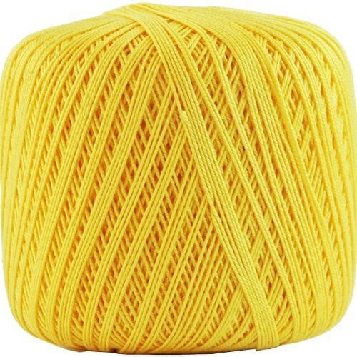 Threadart 100% cotton crochet thread size 10 pollen gold 50g