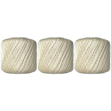 Threadart Crochet Thread Natural Size 10 3-Pack