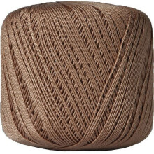 Cotton Crochet Thread Size 10 Light Brown 50g