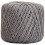 Threadart 纯棉钩针线 3号 灰色25号 50g 1