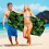 Strandhanddoek van microvezel, extra groot, 29 x 59 inch 6