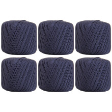 Threadart Mercerized Cotton Crochet Thread Size 3 Navy