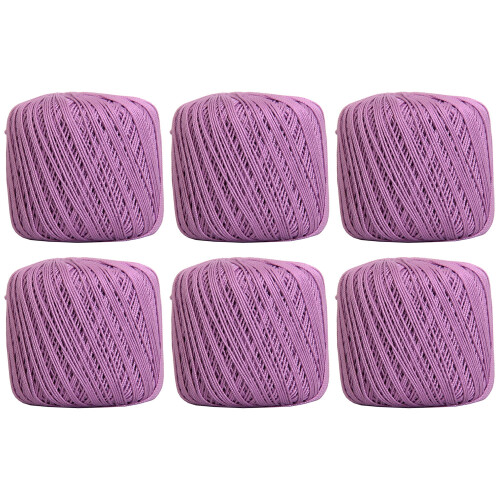 Threadart Mercerized Cotton Embroidery Floss Size 3 Lilac