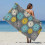Serviette de plage en microfibre 76 x 152 cm, séchage rapide, douce, à fleurs 4