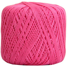 Threadart pure cotton crochet thread size 3 hot pink 50g