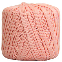 Threadart 100% Cotton Crochet Thread Size 3 Light Pink 50g