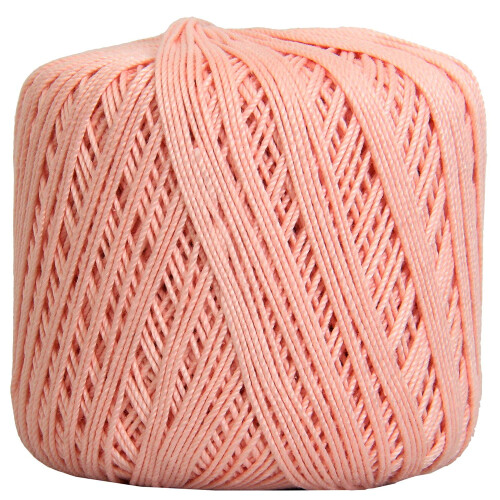 Threadart 100% Cotton Crochet Thread Size 3 Light Pink 50g