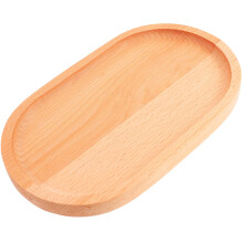 Wood Pallets Oval Tray Key Bowl Holder Wooden Breakfast Kids Food Trim Antique Trinket Dish Child