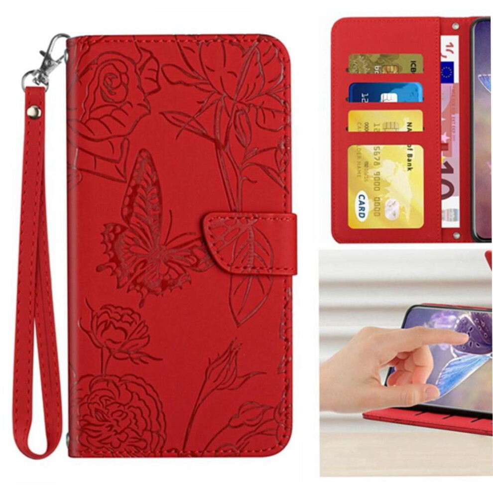 Tcl 40Se Leather Flip Case With Wrist Strap 971050988276