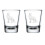 2er-Set Schnapsgläser (50 ml) – Geschenkidee Fuchs 1
