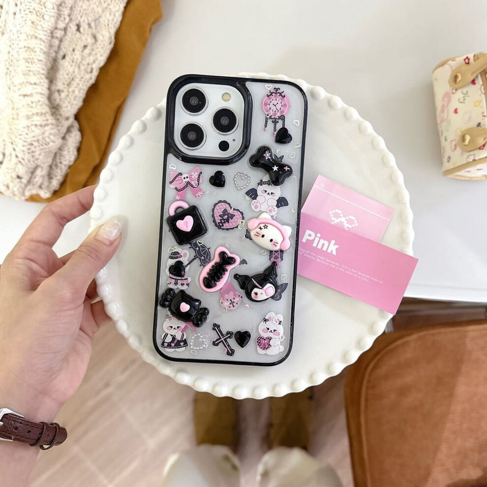 Hello Kitty Kuromi 3D Cartoon Phone Case For Iphone 15Â11 971050001241