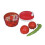 Feliator Manual Vegetable Chopper Red Large Capacity Rapid Cutting 2