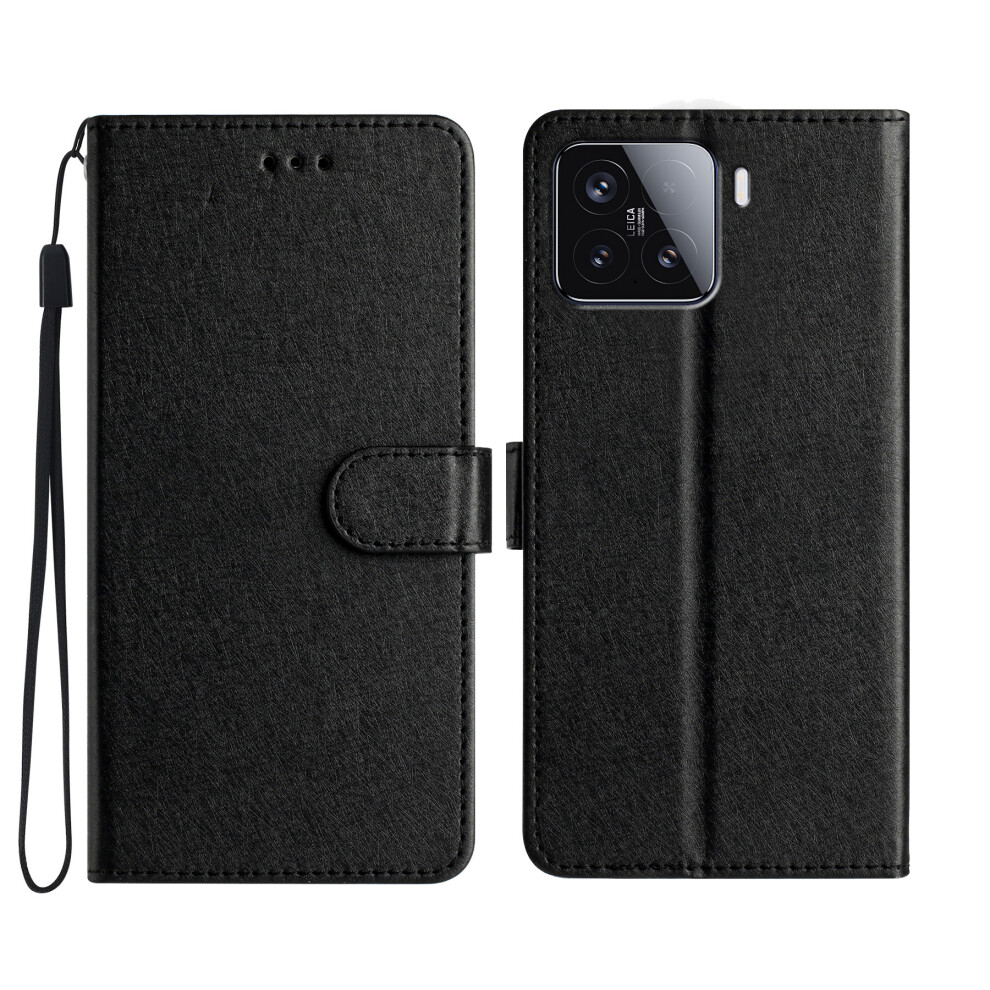 (Black) For Xiaomi 15T Wallet Case Leather Folio Phone Cover Magnetic Clasp Black 6914294415812