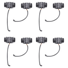 8ST Vattenflödessensor Bränsleflödesmätare Vattenmätarsensor Flödesmätare Vattensensor Räknarindikator FS400A G1 DN25 1-60L/Min
