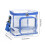 Blue Portable Storage Bag Transparent Foldable Waterproof 2