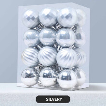 Christmas Balls Blue 3cm 24-Pack Holiday Tree Decorations