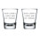Set borrelglaasjes voor papa (2 stuks, 50 ml) 1