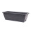 ZPSHYD Rectangular Planter with Window Dark Gray PP5 Resin 1