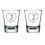2er-Set Schnapsgläser, 50 ml, Chihuahua-Herz 1