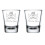 Set mit 2 Schnapsgläsern (50 ml) – „Ich schneide dich“ – Friseur/Stylist 1