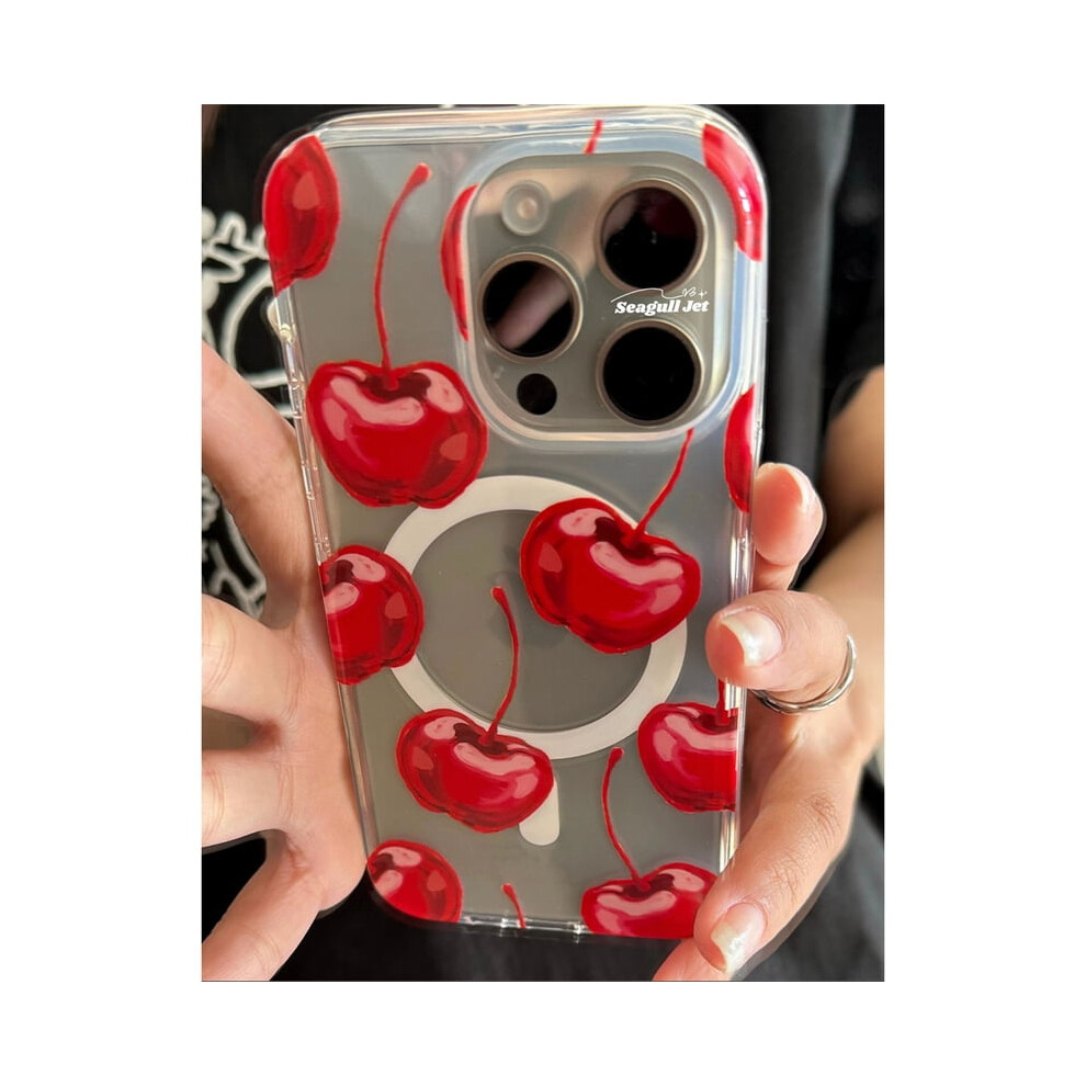 Korean Cherry Magnetic Soft Case For Iphone 15ÂSe3 Red 971050001340