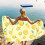 Toalha de praia de microfibra LWZWM 30x59 polegadas à prova de areia 5