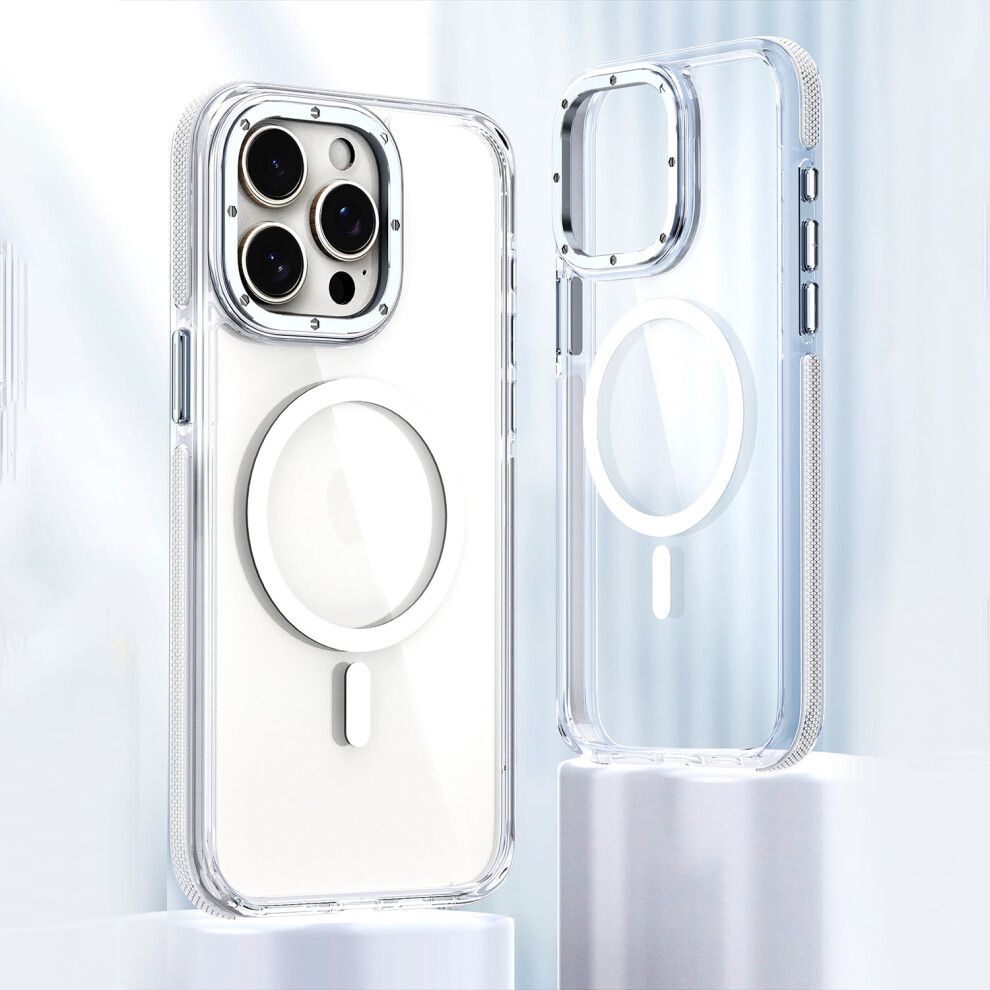 Iphone 15 Magnetic Transparent Protective Case Two-Color 971050001678
