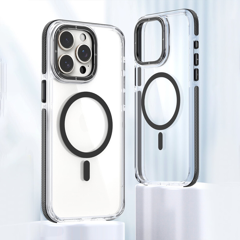 Iphone 14 Pro Transparent Magnetic Case, Two-Color 971050001708