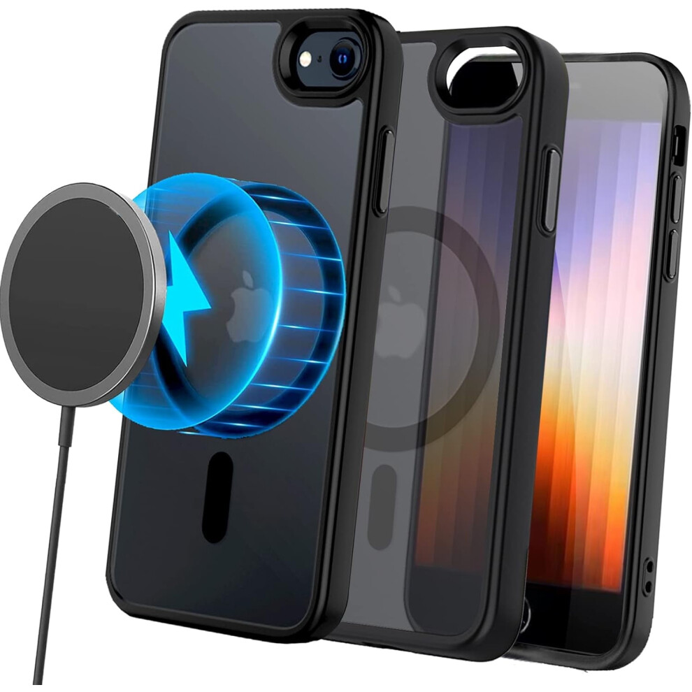Iphone 14 Magnetic Clear Case Shockproof Slim Purple 971050003511