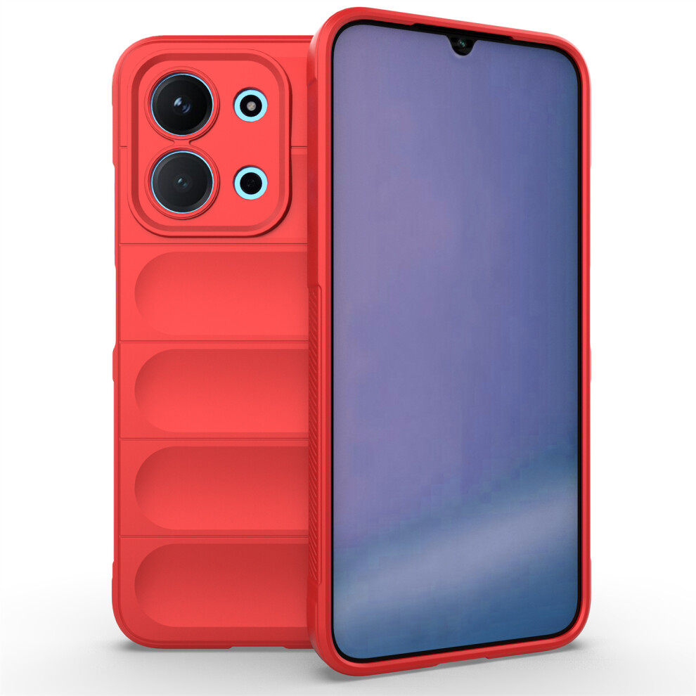 (Red) Amorus For Xiaomi Mi 15C 4G (Global) (171Mm) / Poco C85 4G (171Mm) Case Shockproof Soft Tpu Rugged Phone Back Cover Red 6914295663564