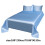Ice Silk Bed Sheet Set 3-Piece Breathable Cool 3