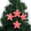 Christmas Snowflake Ornament Plastic White 5-Pointed Star 4
