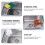Stainless Steel Drain Rack for Tableware Triangular Gray 1 5
