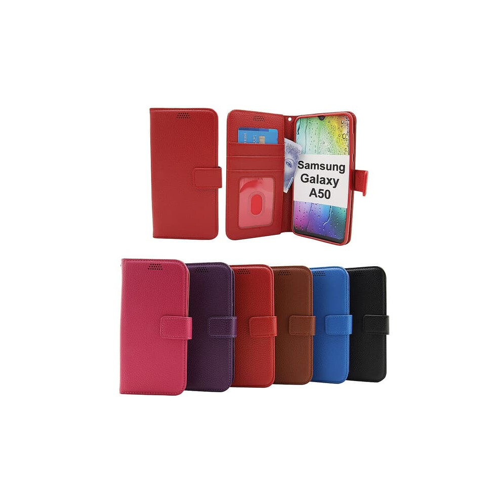 Samsung Galaxy A50 Stand Case Wallet Black 962029549802