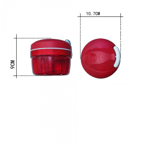 Feliator Multifunctional Manual Vegetable Cutter Quick Chopping Large Capacity Red 1