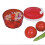 Feliator Multifunctional Manual Vegetable Cutter Quick Chopping Large Capacity Red 3