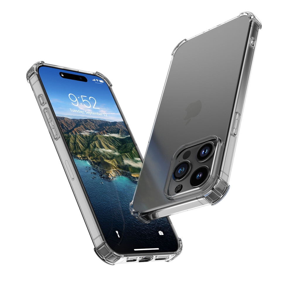 Iphone 15 Clear Case Slim Anti-Scratch Shockproof 6.1 Inch 971050000961