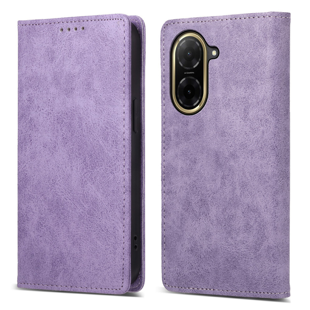 (Purple) For Xiaomi Redmi A5 Nfc (Eu) (173.45Mm) Wallet Case Rfid Blocking Pu Leather Phone Cover Purple 6914294800854