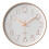 White Radio-Controlled Wall Clock with Automatic Time 1