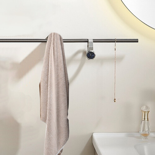 Ensemble serviette de bain et gant de toilette en polyester (1 serviette de bain) 1