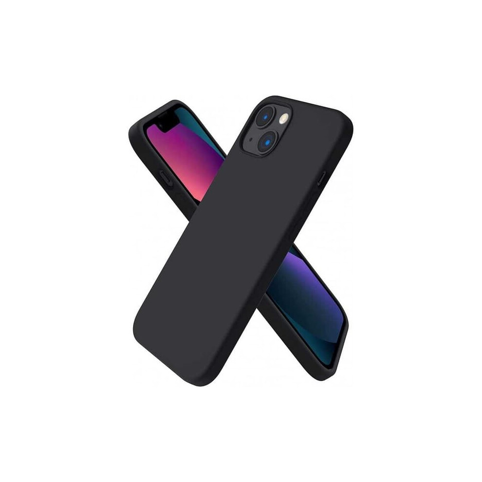 Iphone 15 Silicone Case Matte Rubberized Black 962125223408