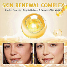 (5) 1-5x Kojic Acid Turmeric Overnight Wrapping Peel Off Mask Brightens & Defends Against Skin Stress for a Clear, Glowing Complexion