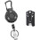 Retractable Card Holder for ID and Access Cards Black 1