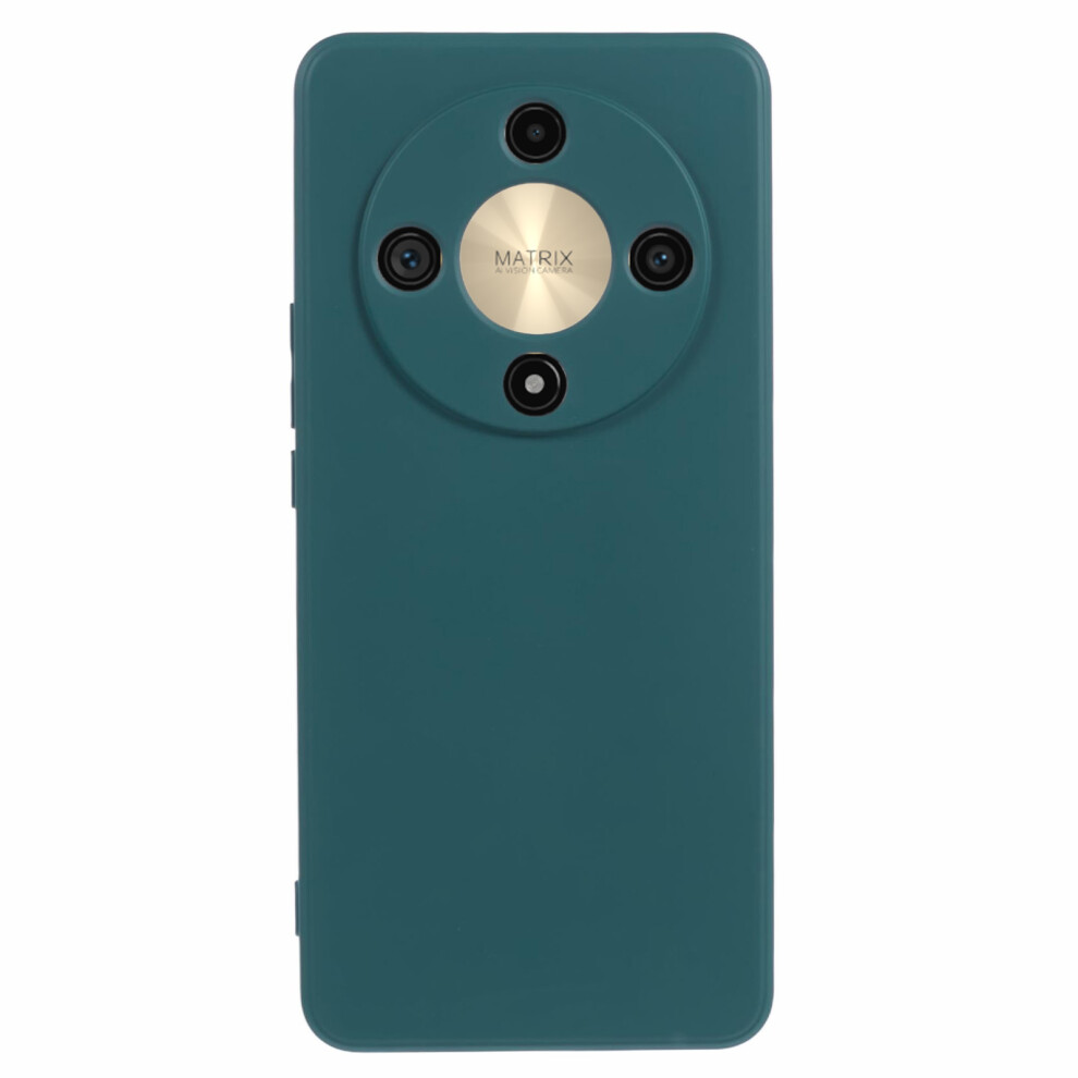 (Army ) Amorus Phone Case For Honor X9b 5G / Magic6 Lite 5G / X50 5G Precise Cutouts Tpu Fiber Lining Shockproof Cover Green 6914296132762