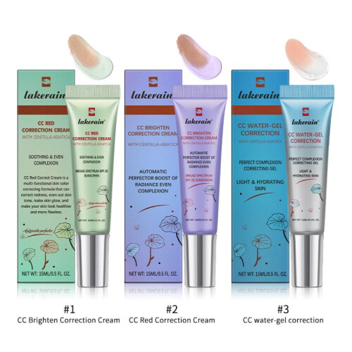 (green) Erborian CC Cream Korean Makeup High Coverage Foundation Color Changing Liquid Foundation 30ml 1