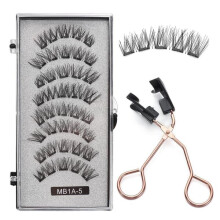 Magnetic Eyelashes with Curler Black 1 Pair